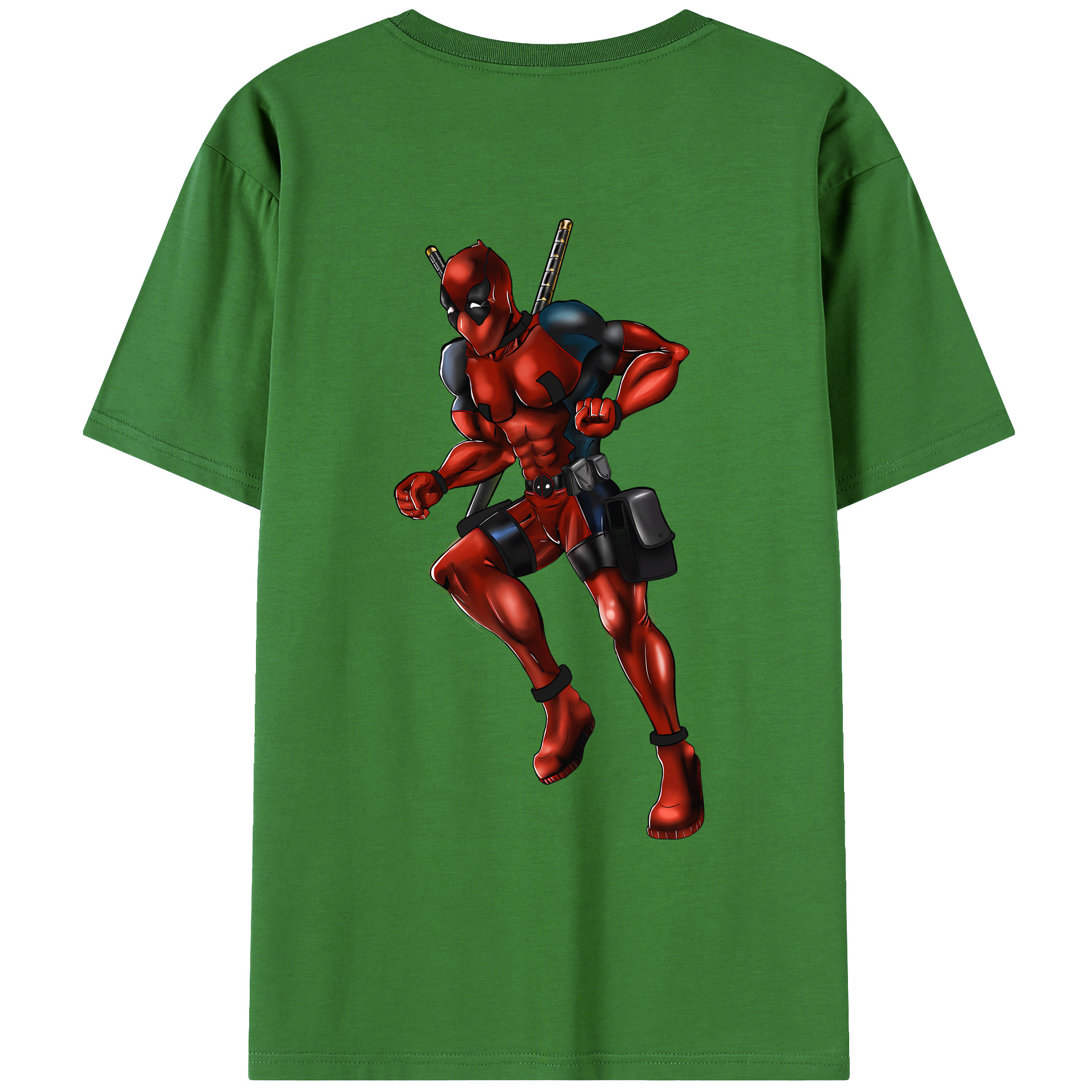 （画像用） Deadpool デッドプール レディース半袖Tシャツ(バックプリント)